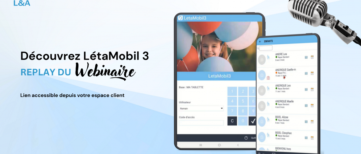 Replay du Webinaire du 10/10 : Les dernières nouveautés de Létamobil3